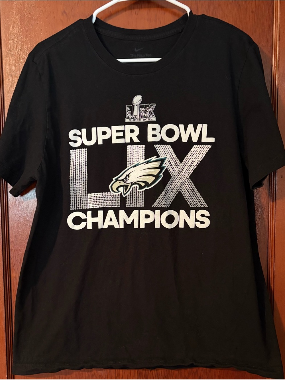 Philadelphia Eagles Nike Black Super Bowl Champions Women’s T‑Shirt